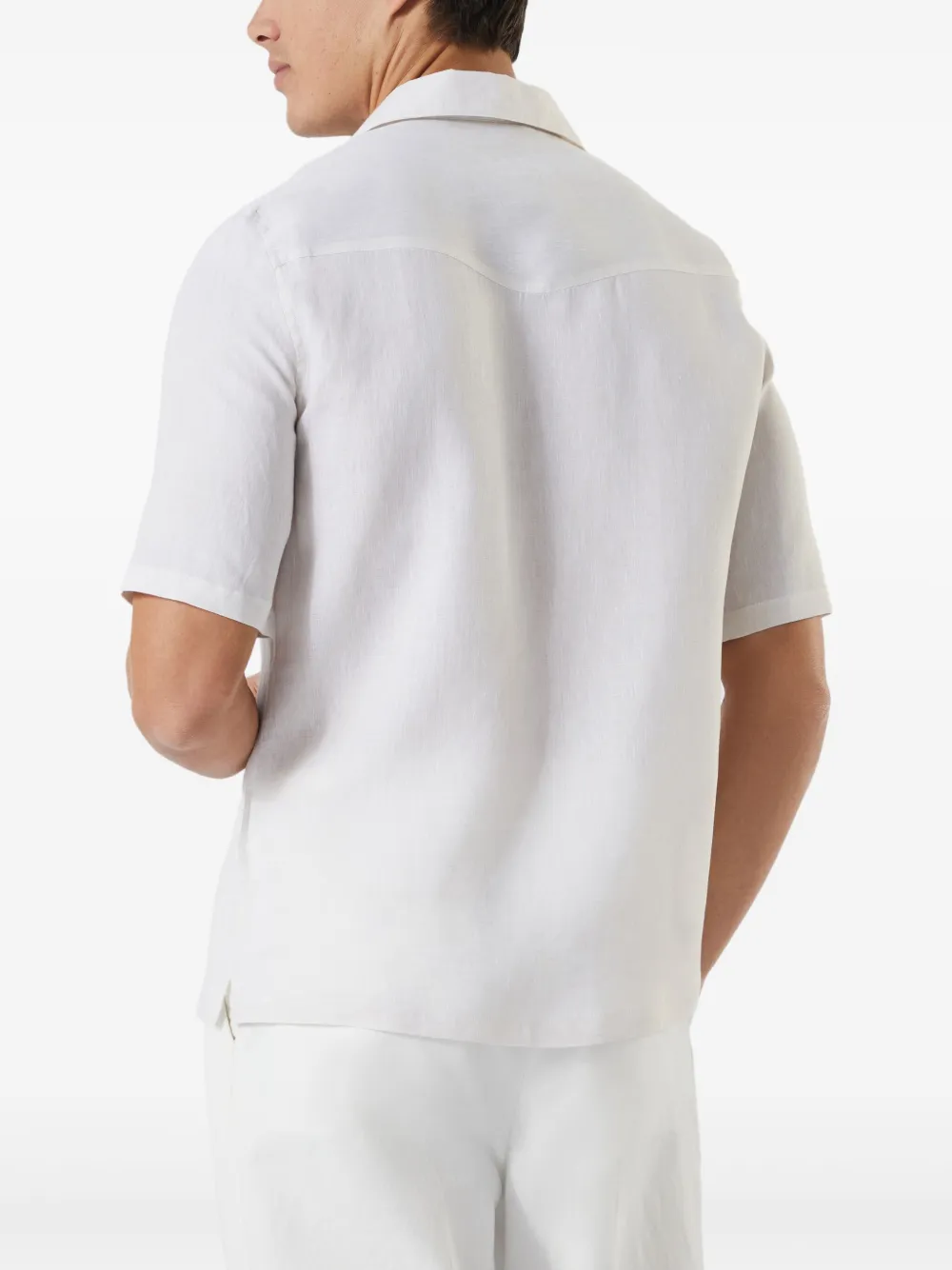Brunello Cucinelli Overhemd met korte mouwen Wit