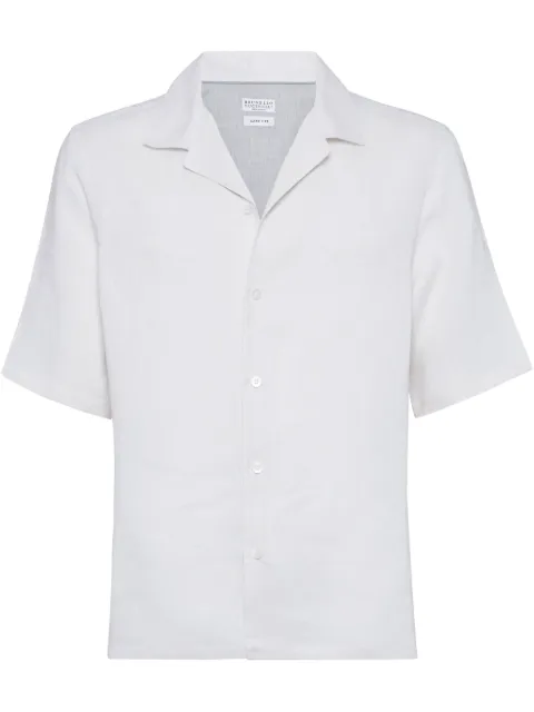 Brunello Cucinelli chemise à manches courtes