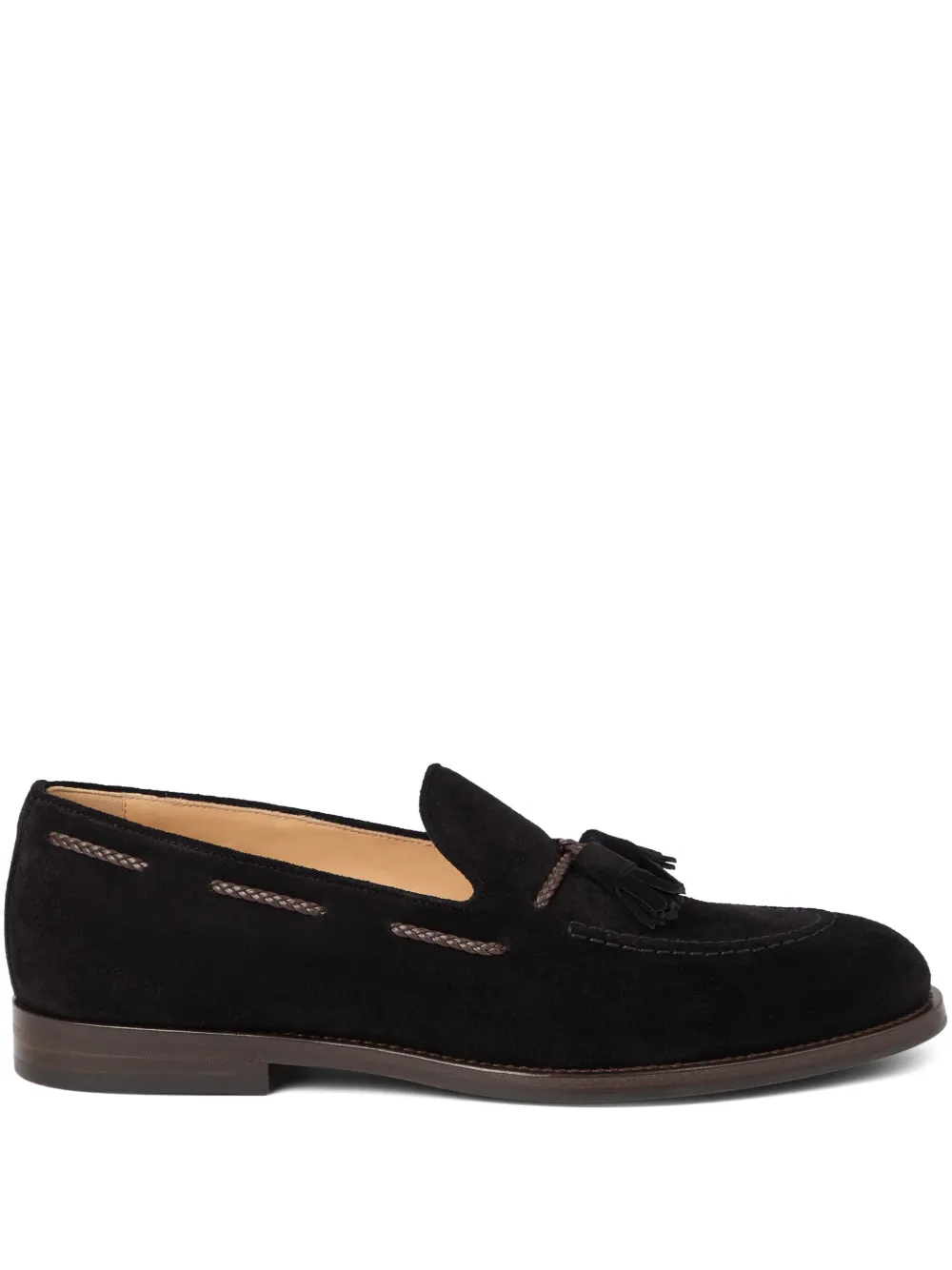 Brunello Cucinelli Suède loafers Zwart