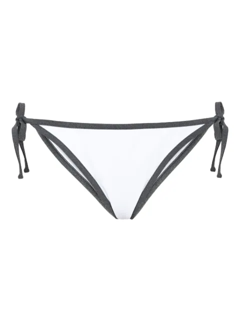 Brunello Cucinelli bikini bottom con ribete en contraste