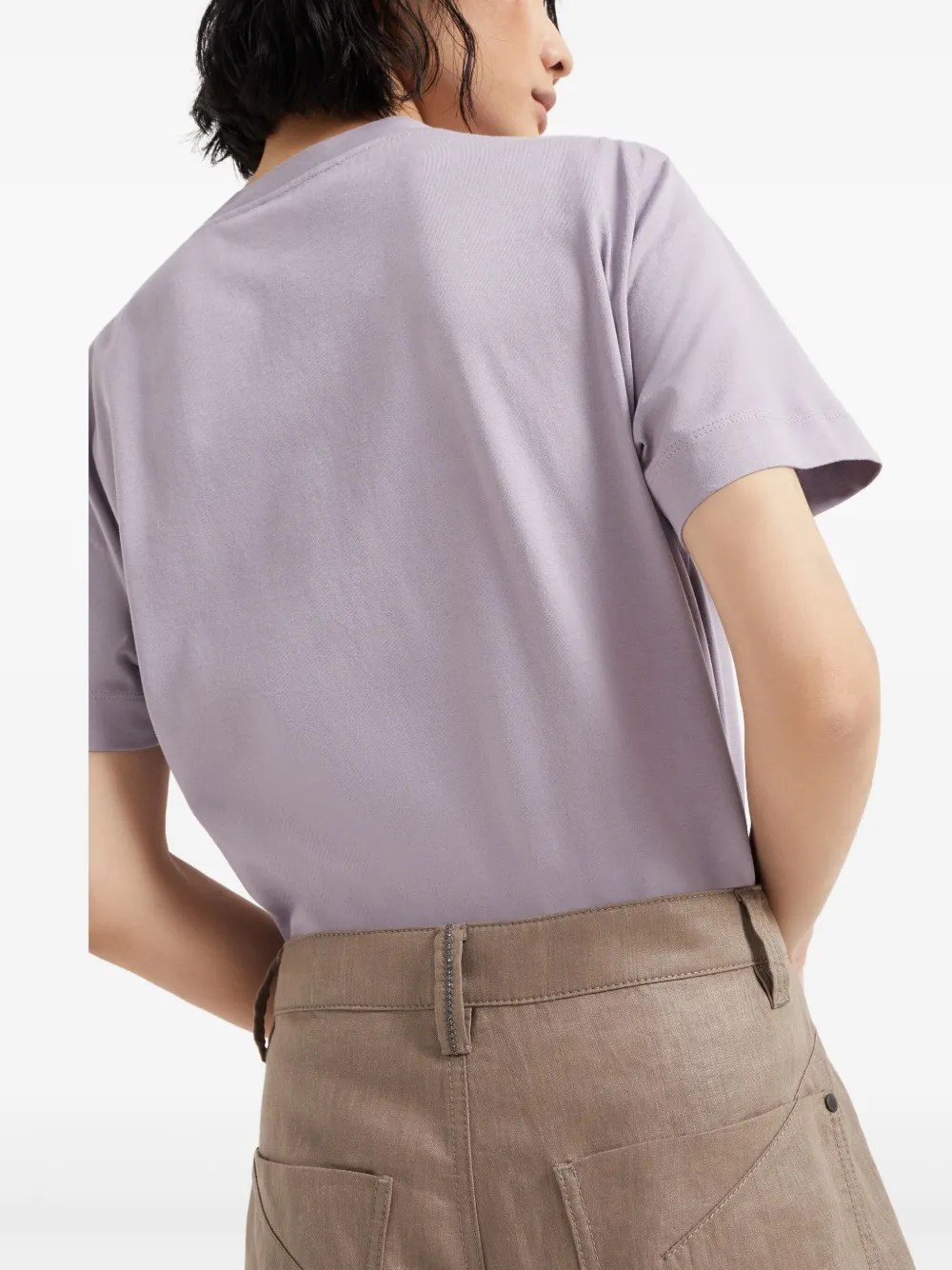 Brunello Cucinelli Broek met wijde pijpen Bruin