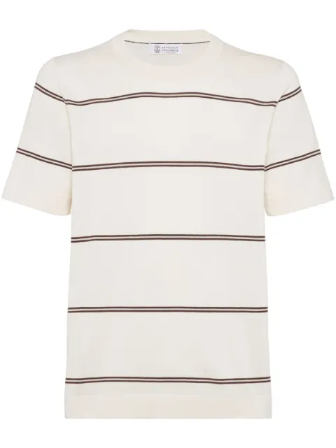 Brunello Cucinelli striped t-shirt 