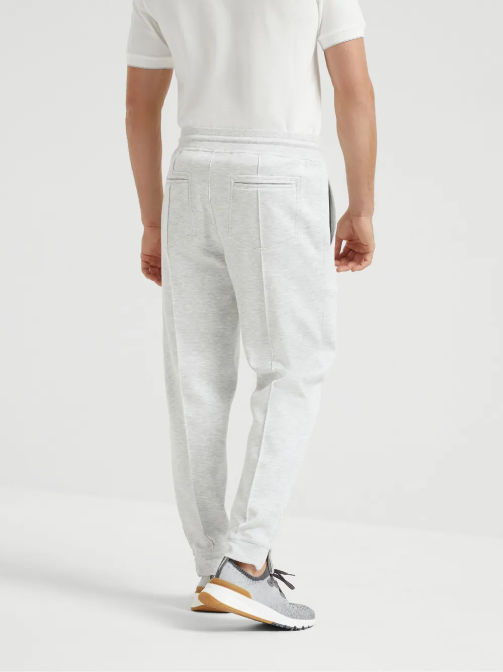 Brunello Cucinelli Trainingsbroek met trekkoord Grijs