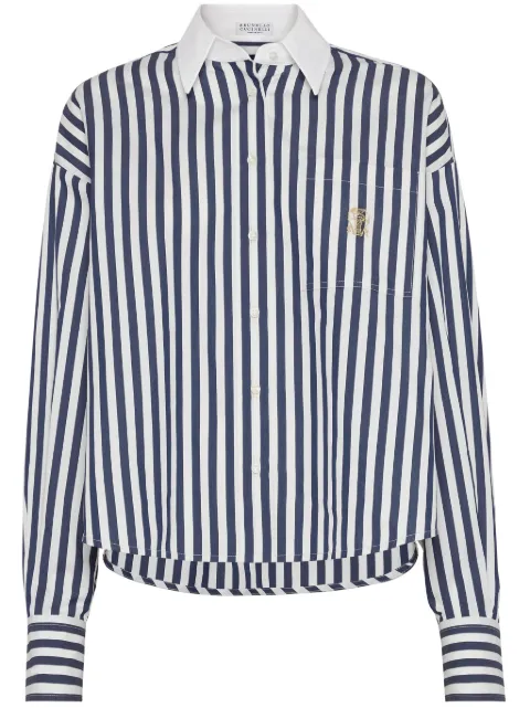 Brunello Cucinelli striped shirt
