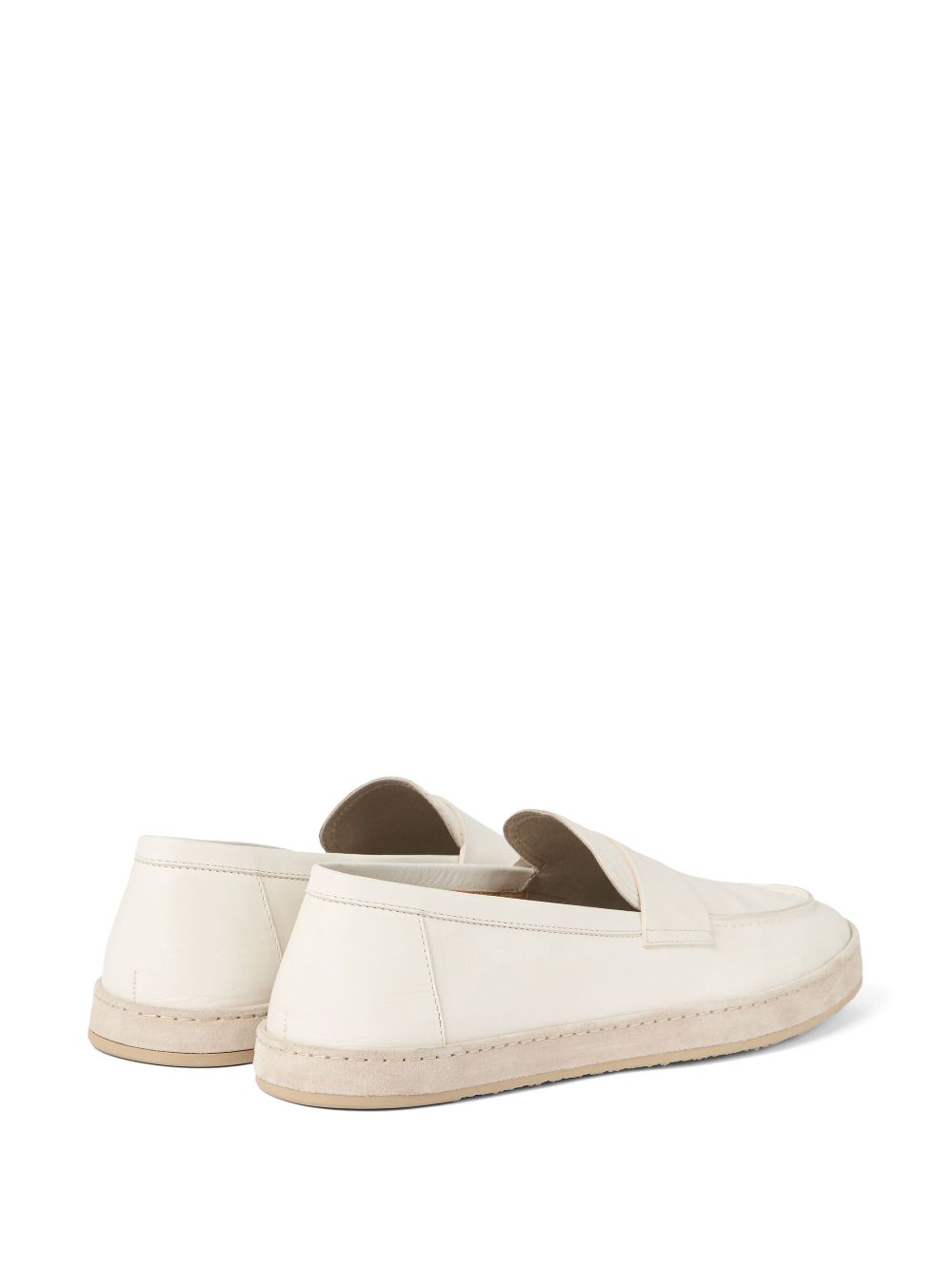 Brunello Cucinelli leather loafers Neutrals