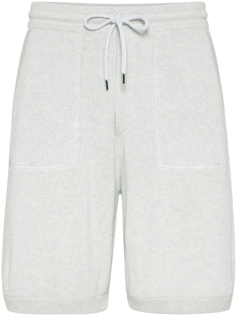 Brunello Cucinelli knitted Bermuda shorts - Grey