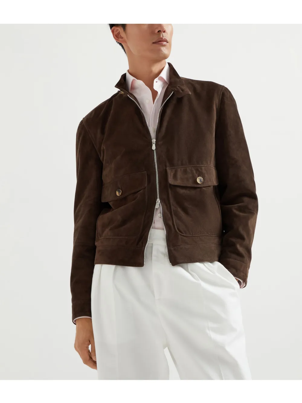Brunello Cucinelli Giacca in suede | Image 6
