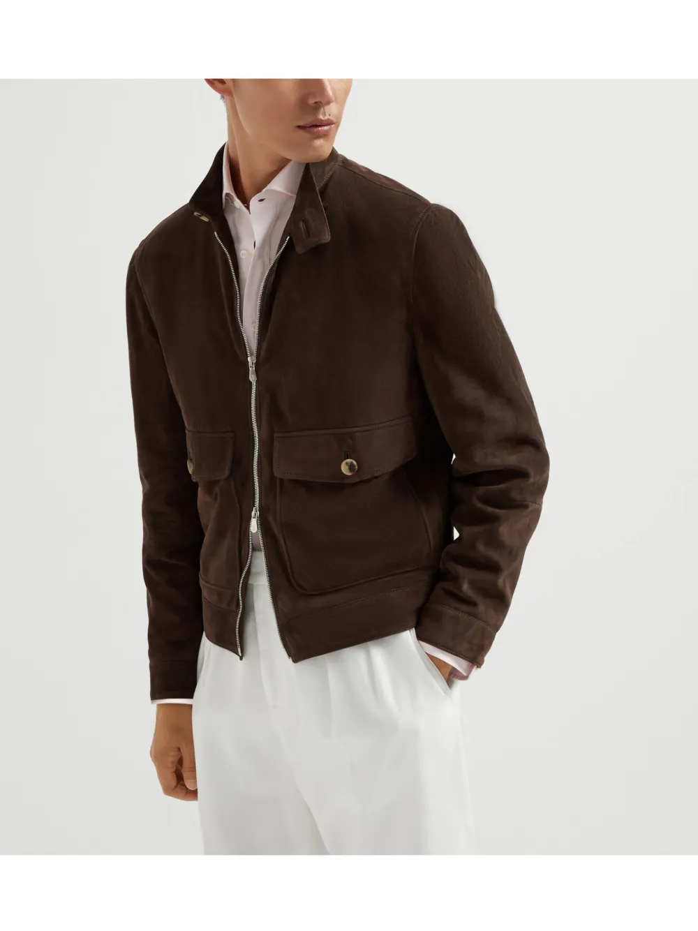 Brunello Cucinelli Giacca in suede | Giacche | Image 3
