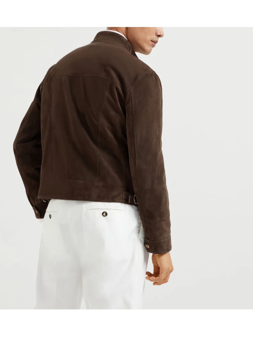 Brunello Cucinelli Giacca in suede | Abbigliamento | Image 4