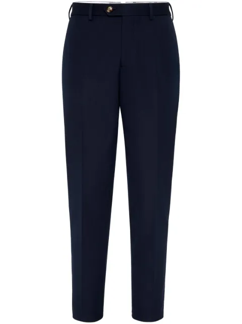 Brunello Cucinelli gabardine-weave trousers