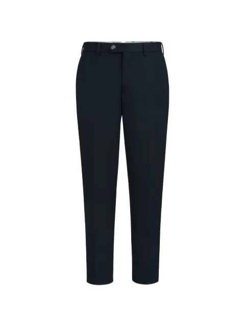 Brunello Cucinelli cotton and virgin wool gabardine Italian fit trousers