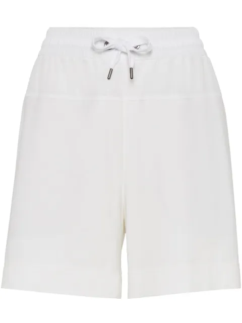 Brunello Cucinelli shorts de deportivos a paneles