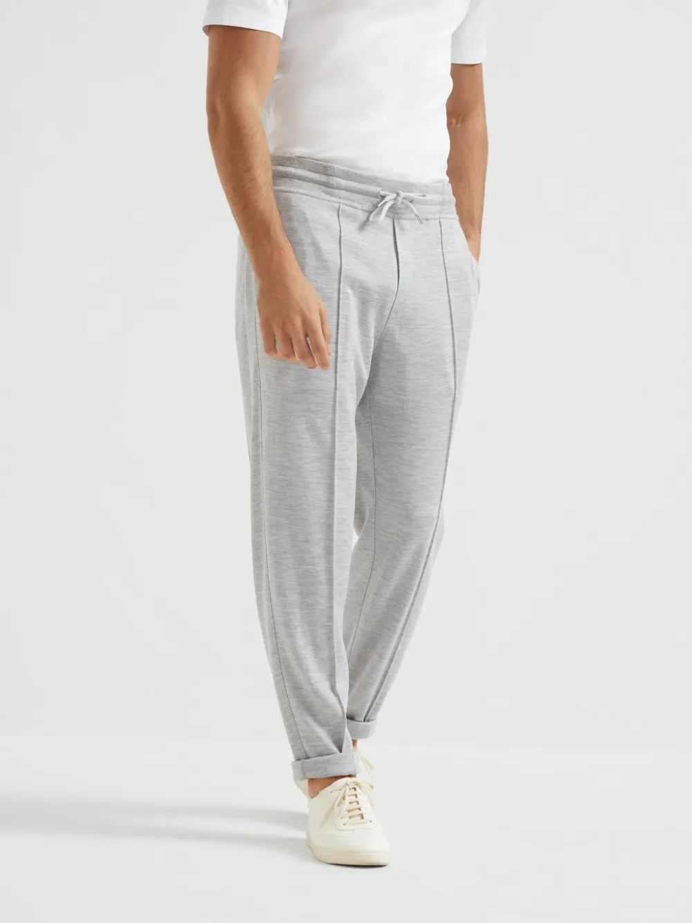 Brunello Cucinelli Badstof trainingsbroek Grijs