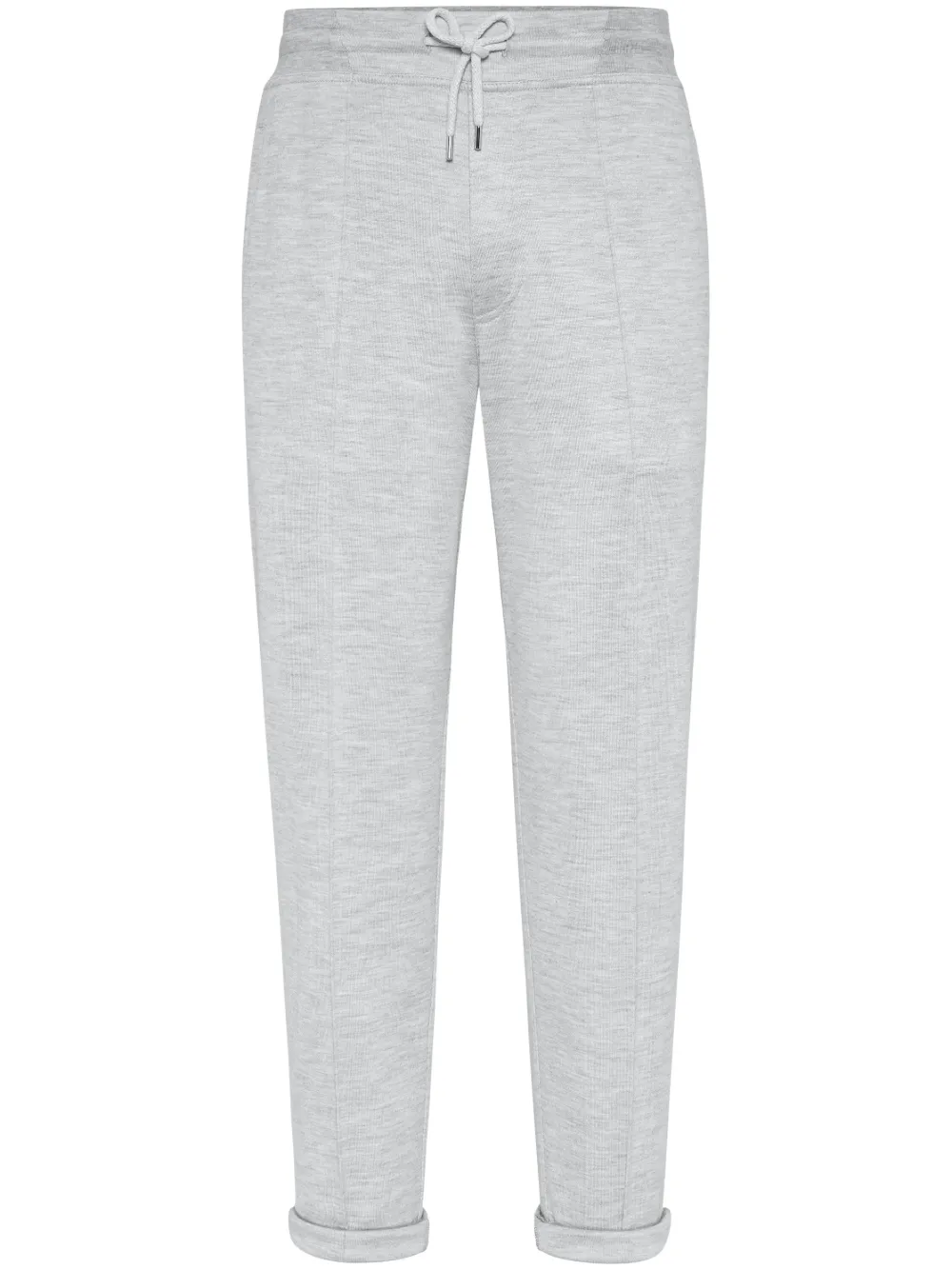 Brunello Cucinelli French terry track pants | Grey | Image 1
