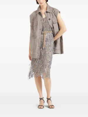 【関税＆送料込み】Brunello Cucinelli Dresses BRUNELLO CUCINELLI: Dress woman - Beige | Brunello Cucinelli