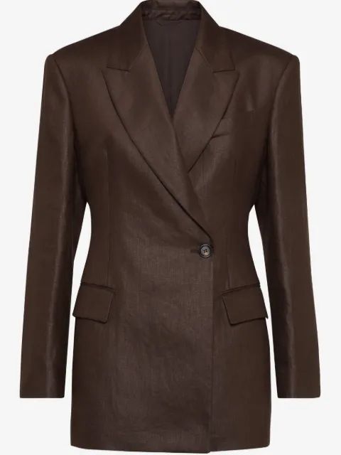 Brunello Cucinelli blazer con doble botonadura