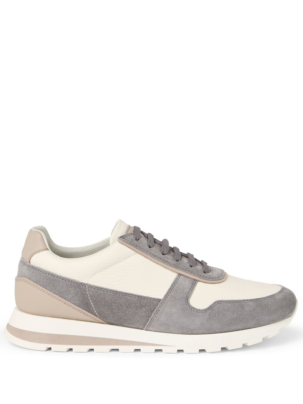 Brunello Cucinelli panelled sneakers Grey