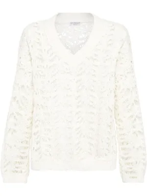 Rustic Dazzling Net Top (242MEA360402C9593) for Woman