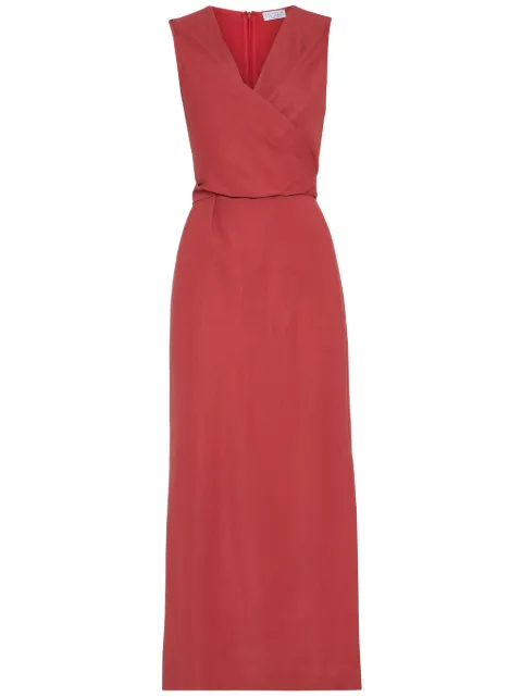 Brunello Cucinelli wrap dress