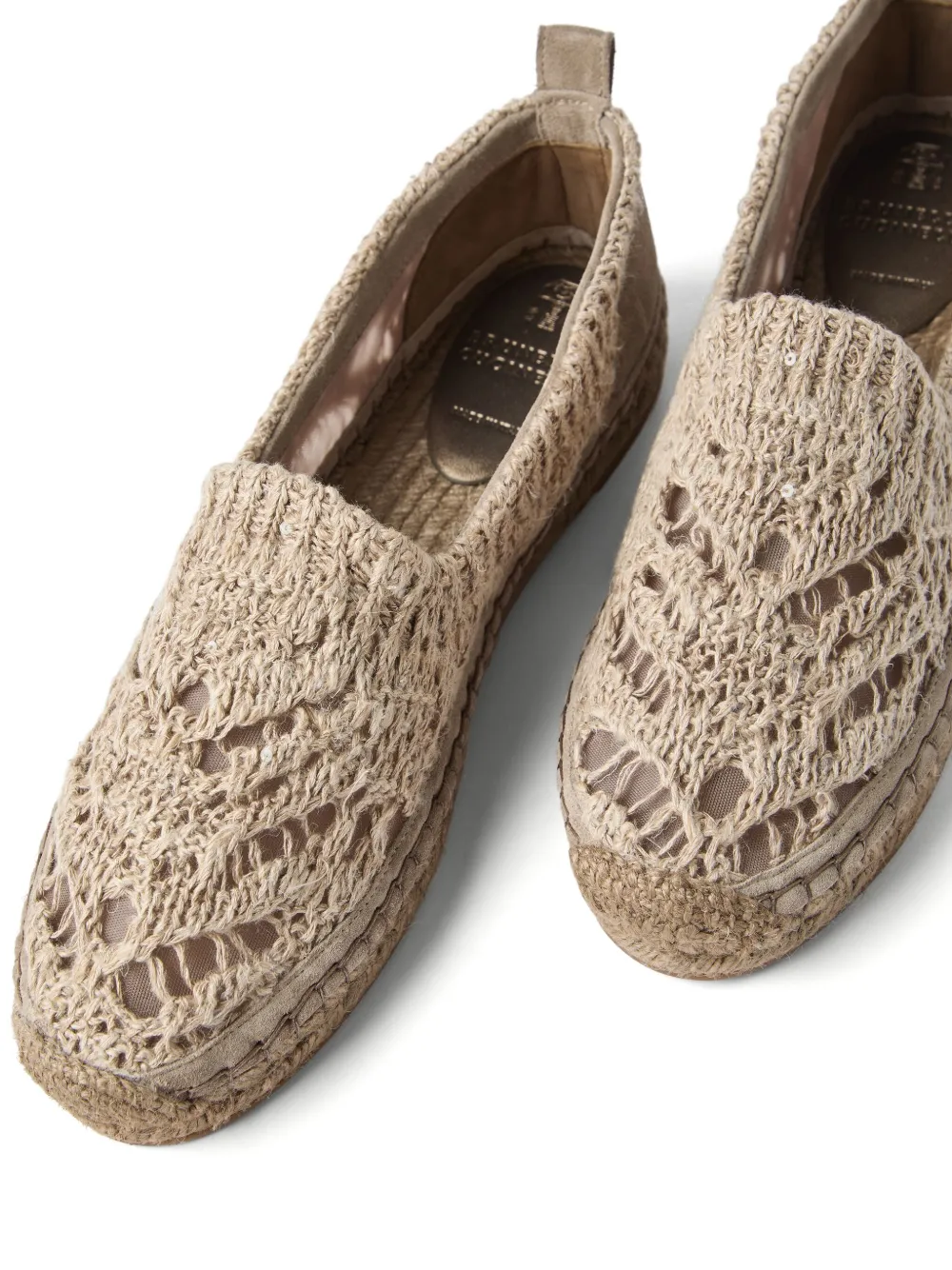 Brunello Cucinelli Dazzling espadrilles Brown