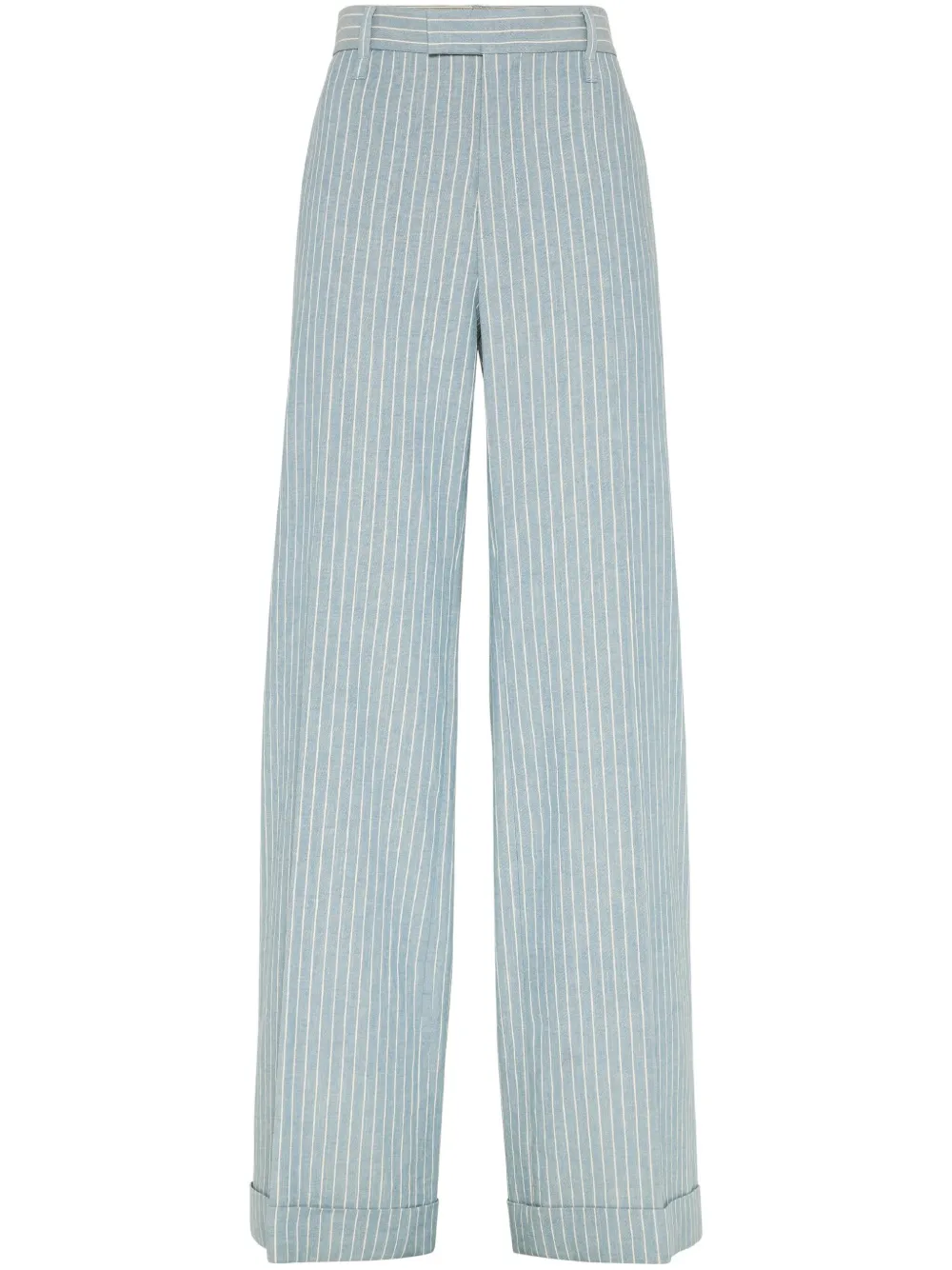 Brunello Cucinelli pinstriped trousers | Blue | Image 1