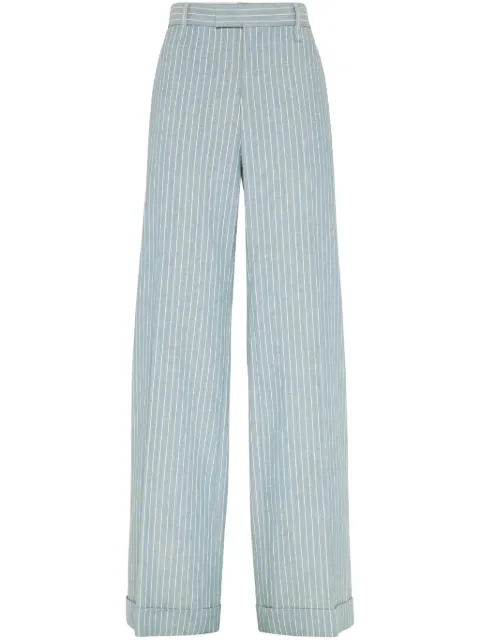 Brunello Cucinelli pinstriped trousers