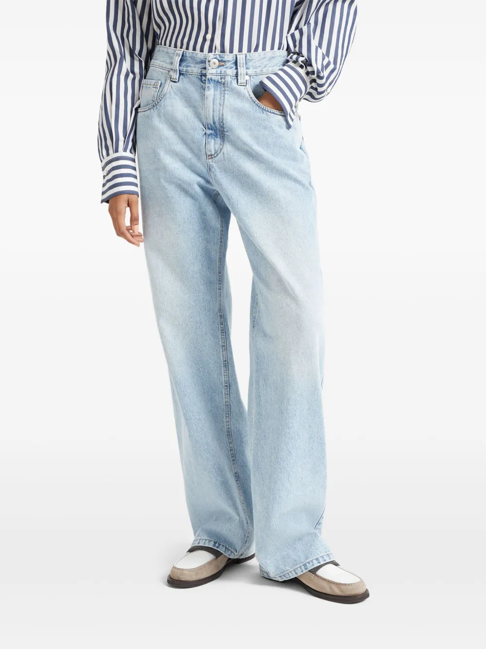 Brunello Cucinelli Contemporary jeans Blauw