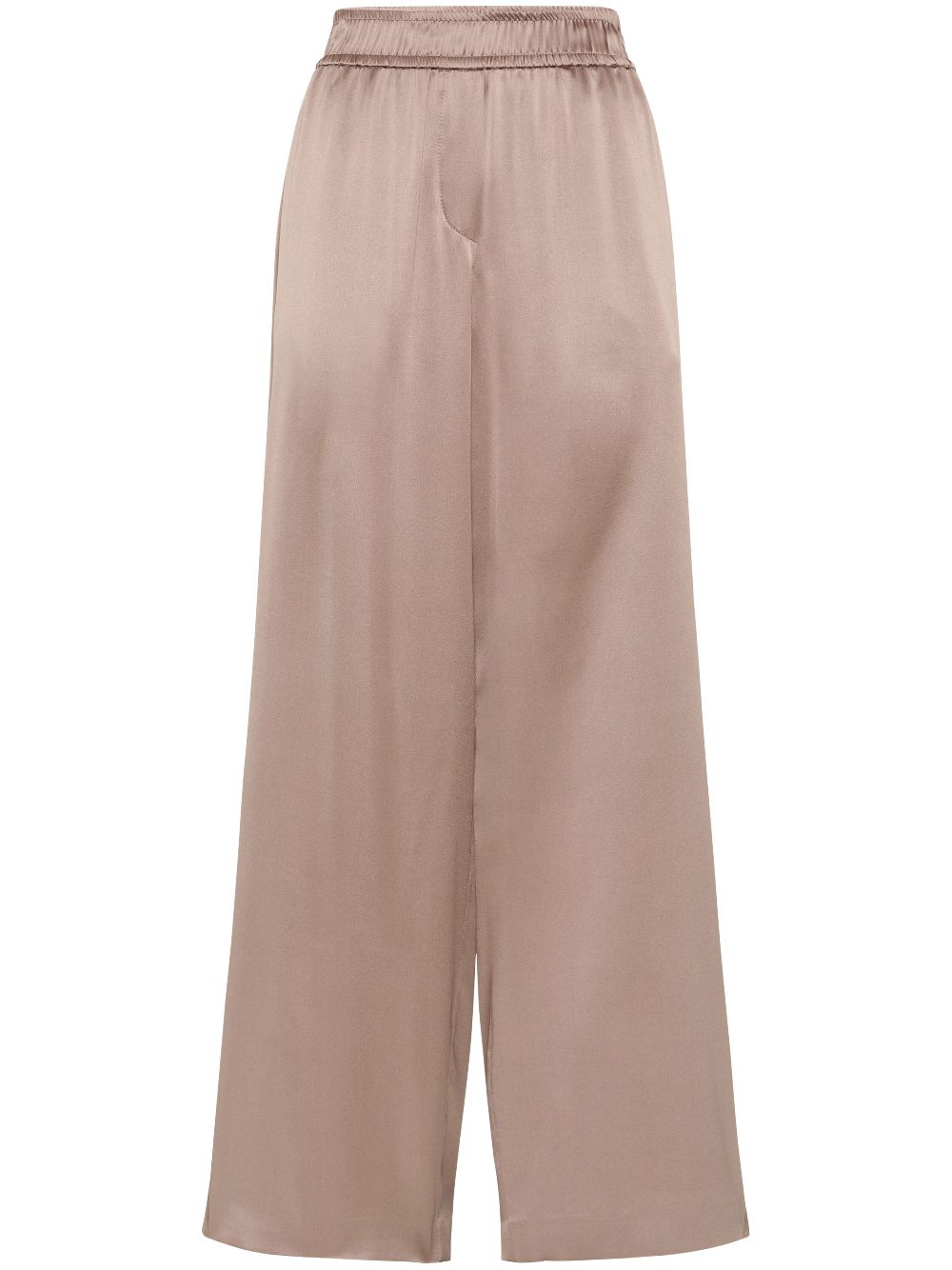 Brunello Cucinelli silk-satin trousers - Neutrals