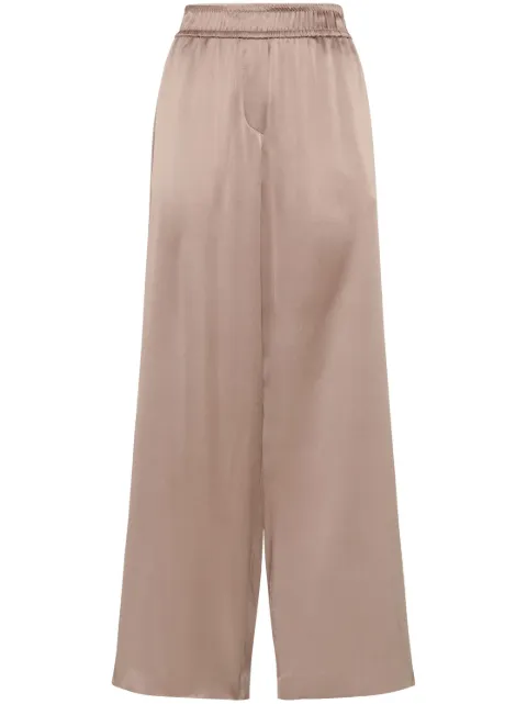 Brunello Cucinelli silk-satin trousers
