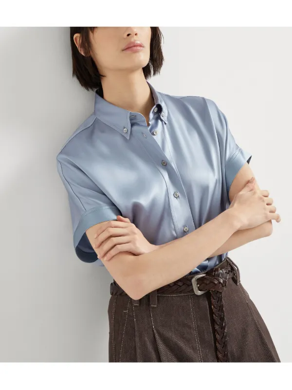 未使用品★ブルネロクチネリ サテントップス 三越伊勢丹 | BRUNELLO CUCINELLI/ブルネロ クチネリ_Women通販