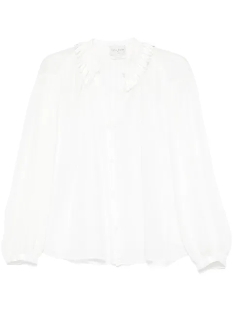 Forte Forte fringed-detail shirt