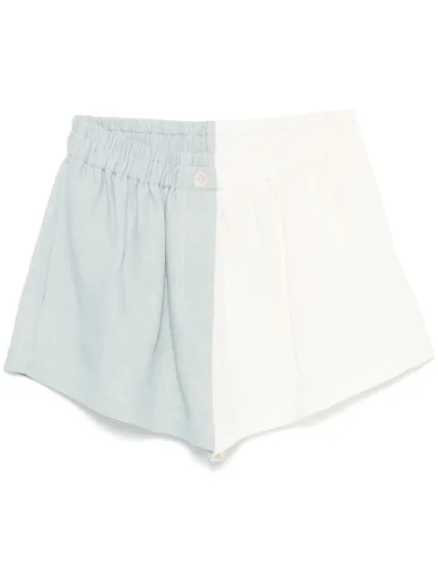 Forte Forte shorts con diseño color block