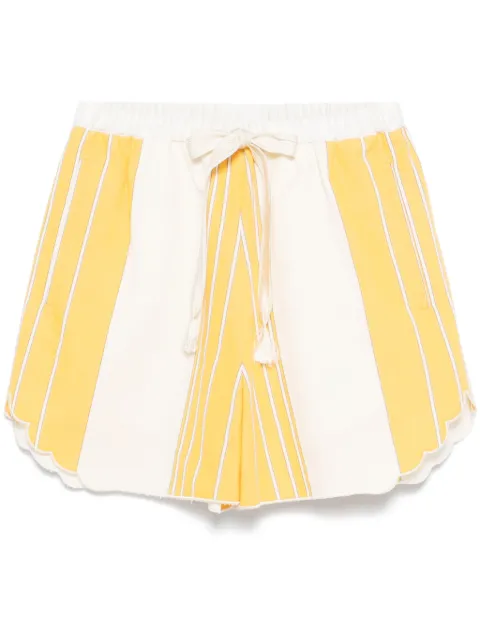 Forte Forte shorts con motivo de rayas