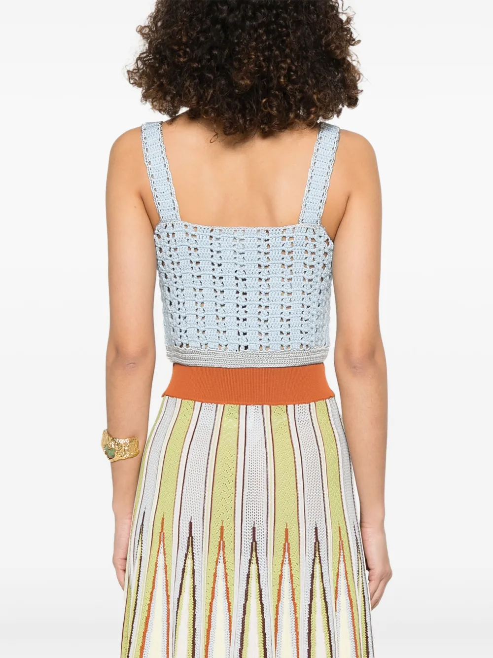 FORTE FORTE CONTRAST-TRIM TOP