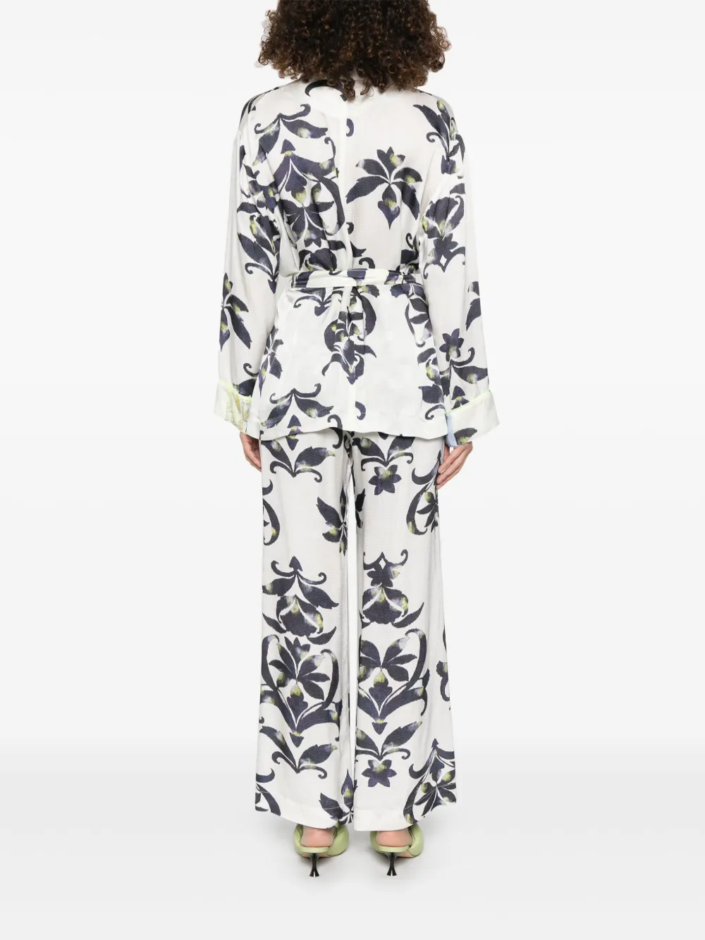 Forte Jack met bloemenprint Wit