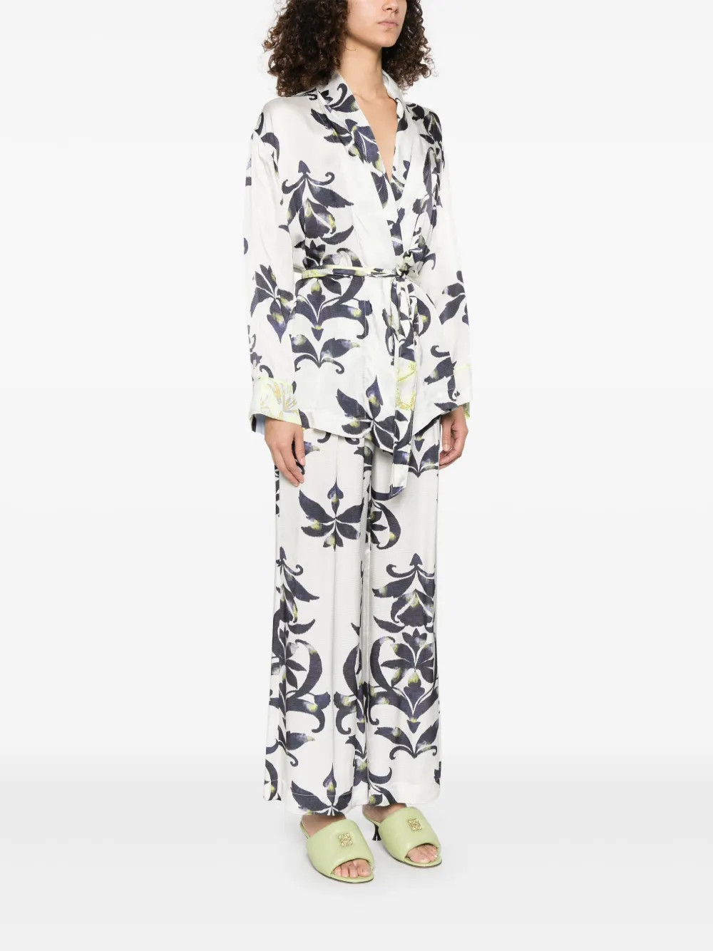 Forte Jack met bloemenprint Wit