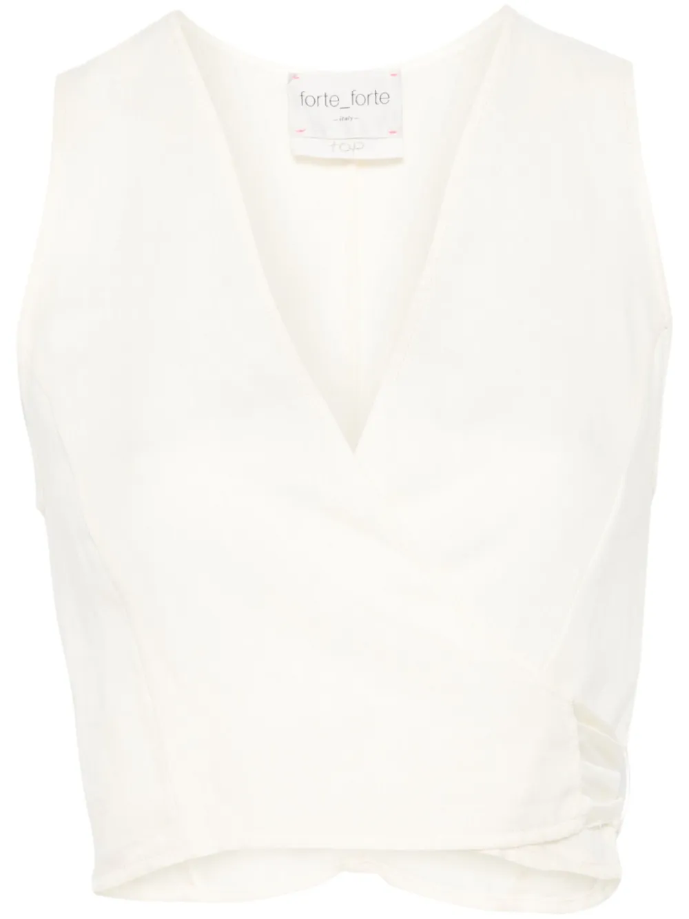 Forte Forte wrap-design top | Neutrals | Image 1