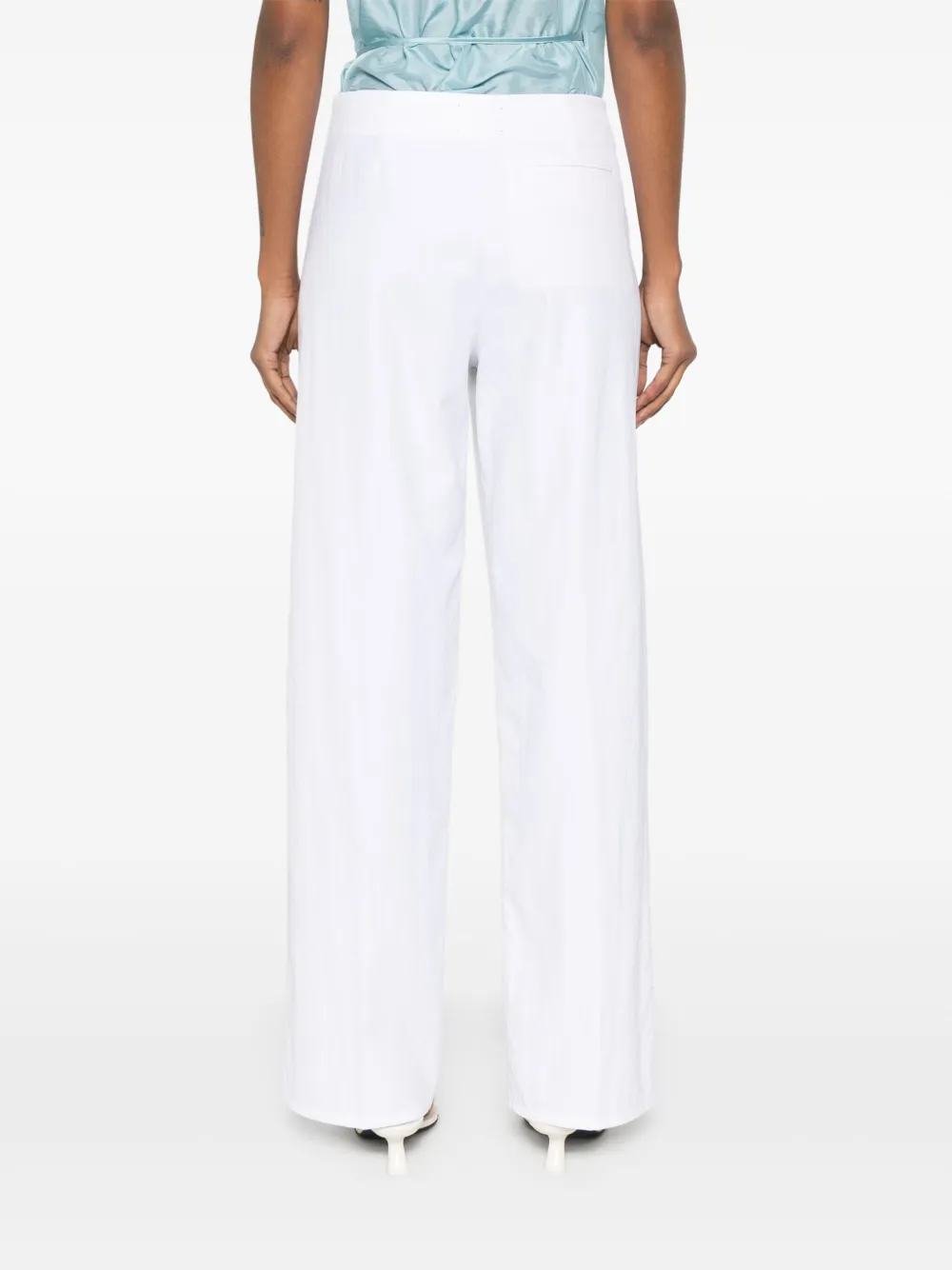 Forte High waist broek Wit