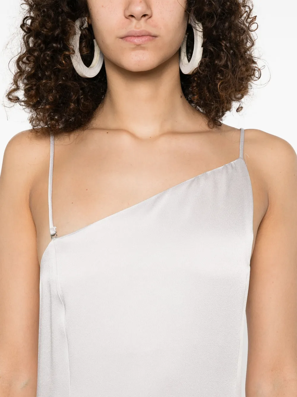 Forte Crêpe maxi-jurk Paars