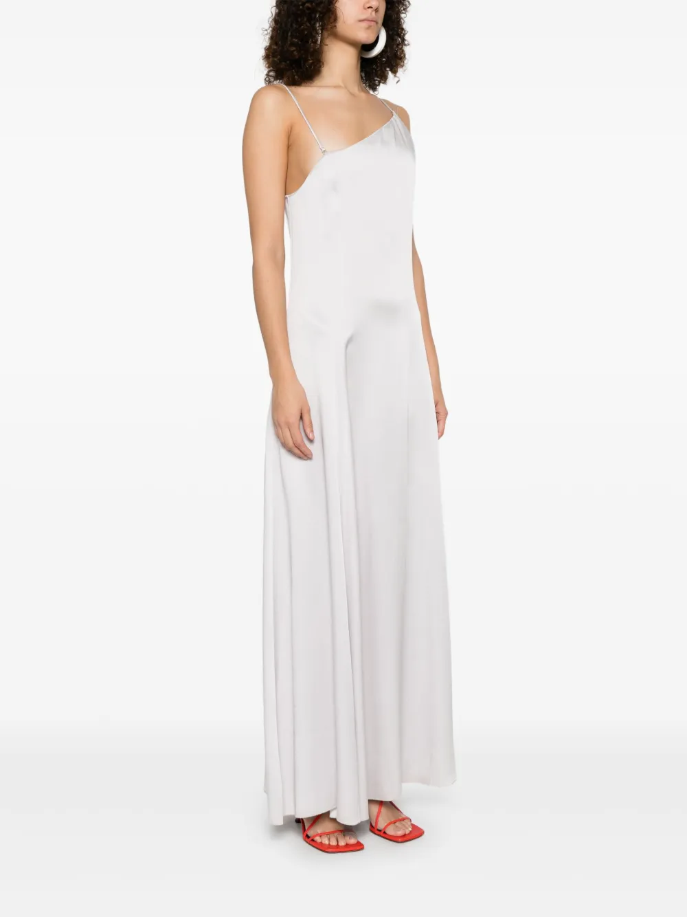 Forte Crêpe maxi-jurk Paars
