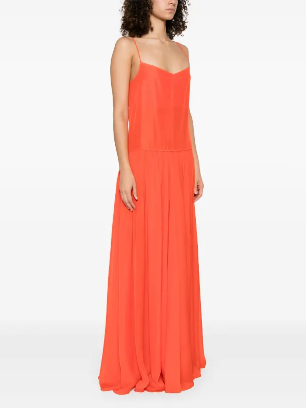 Forte Forte Silk Maxi Dress | Orange | FARFETCH