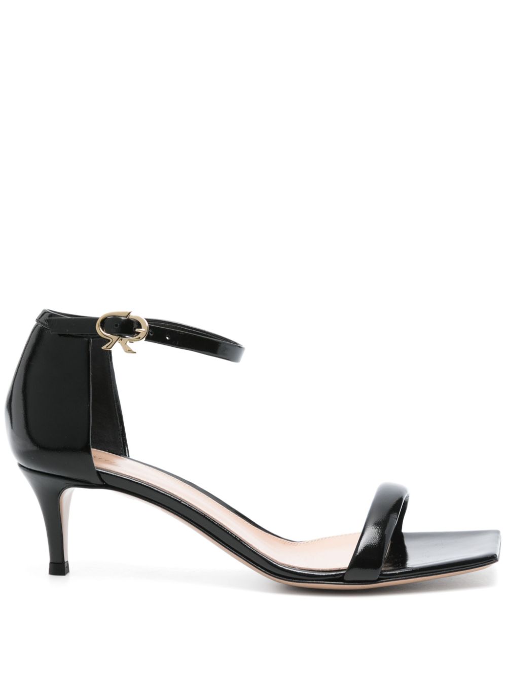 Gianvito Rossi 55mm leather sandals Black