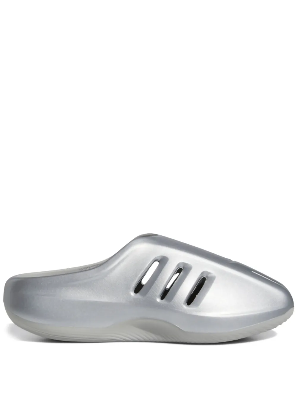 Adidas adiFOM IIInfinity "Metallic Silver" slides