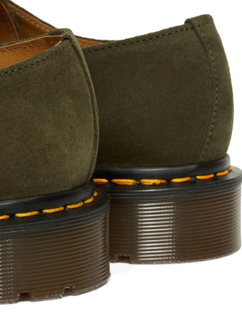 Dr. Martens suede oxford boots Groen