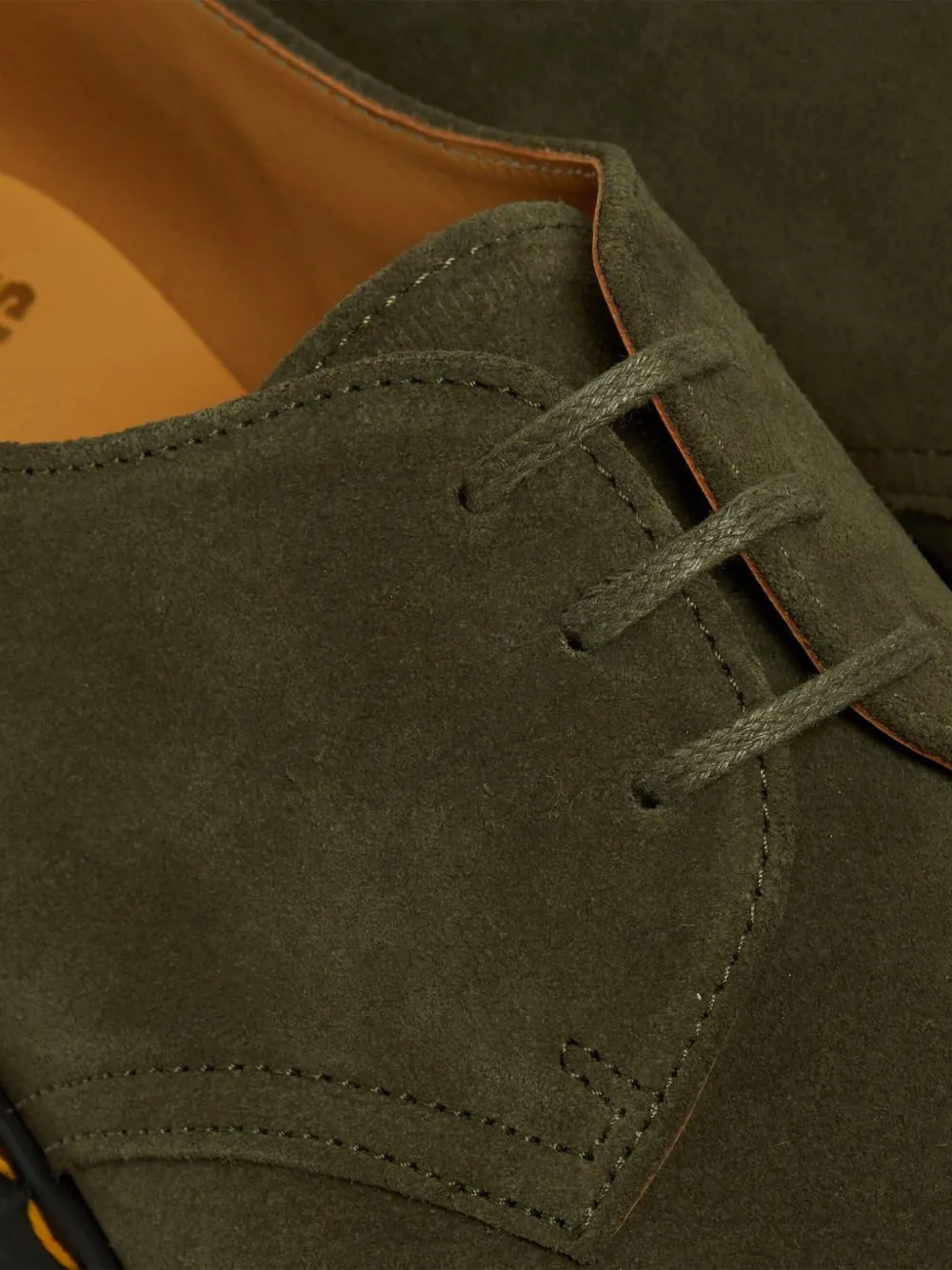 Dr. Martens suede oxford boots Groen