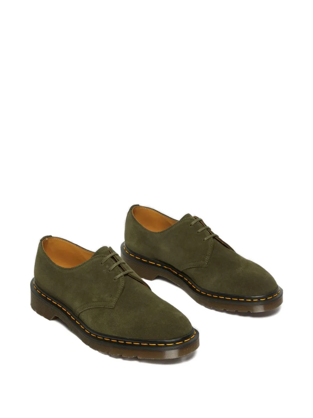Dr. Martens suede oxford boots Groen