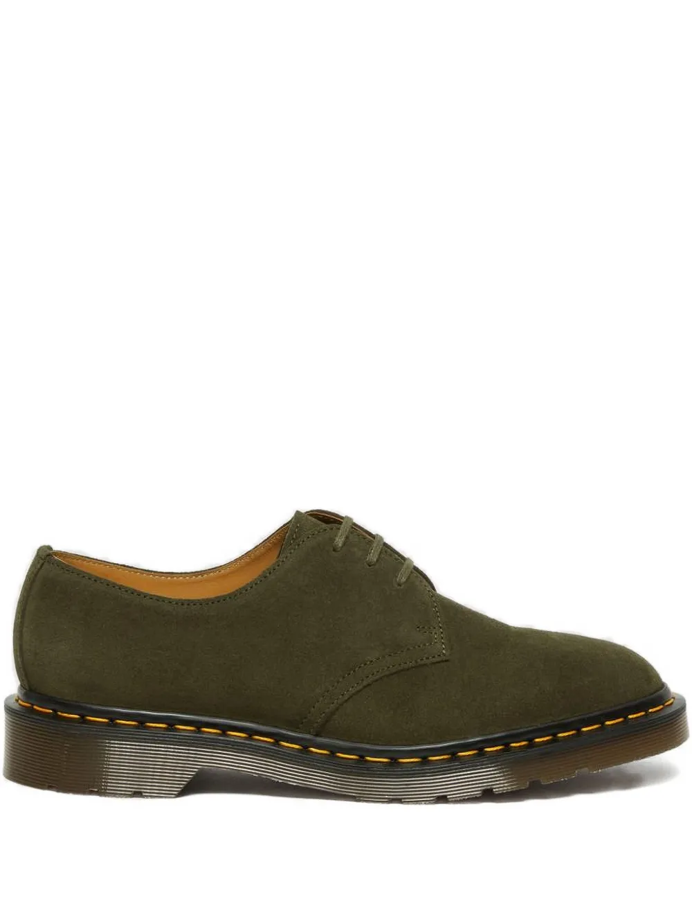 Dr. Martens suede oxford boots - グリーン Dr. Martens suede oxford boots - グリーン