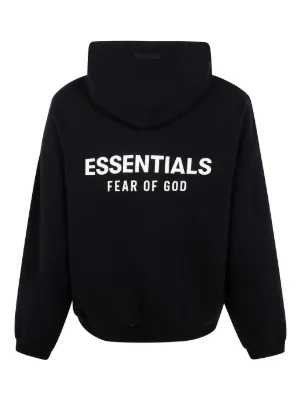 FEAR OF GOD☆24FW バックロゴ フリース スウェット トレーナー FEAR OF GOD☆24FW ロゴ フリース スウェット トレーナー BLACK