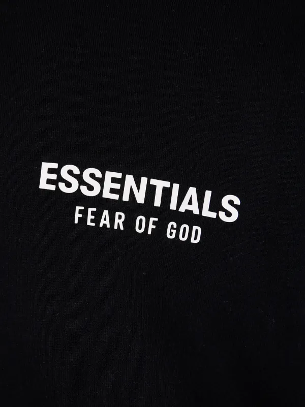 FEAR OF GOD ESSENTIALS ロゴ パーカー | ブラック | FARFETCH JP