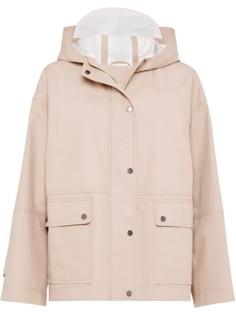 Brunello Cucinelli chamarra impermeable